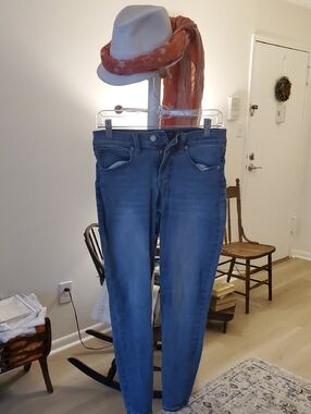 Lucky Brand Women's Skinny Jeans MID Rise Skinny in Medium Blue Wash Size 6